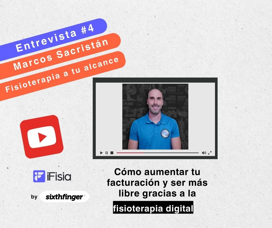 El fisioterapeuta y emprendedor en youtube Marcos Sacristán